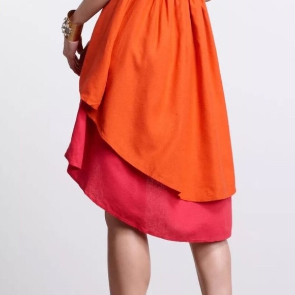 Anthropologie Tenoversix Dress silk blend S 2 4 - Picture 3 of 3